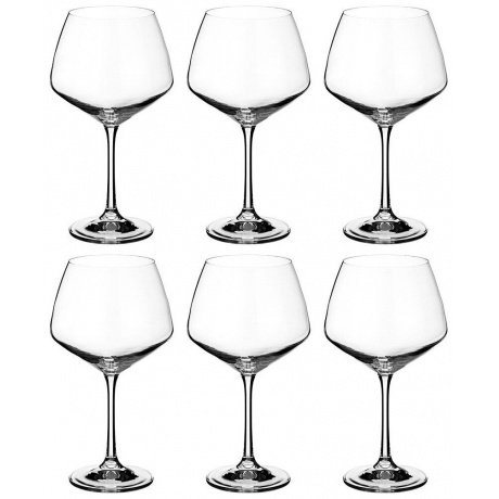 Набор бокалов для вина GISELLE 6шт 580мл CRYSTALEX CR580101GIS - фото 1