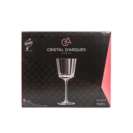 Набор бокалов для вина MACASSAR 6шт 350мл LUMINARC  CRISTAL D'ARQUES Q4331 - фото 2