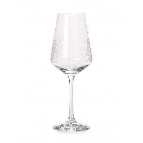 Набор бокалов для вина SANDRA Blizzard 6шт 250мл CRYSTALEX CR250101S - фото 2