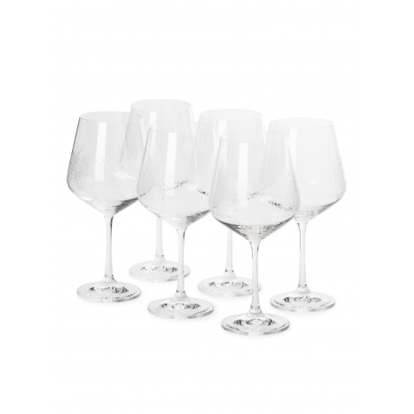 Набор бокалов для вина SANDRA Blizzard 6шт 570мл CRYSTALEX CR570101S - фото 1