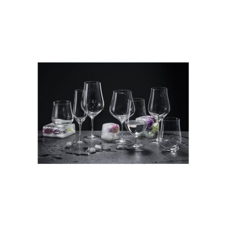 Набор бокалов для вина TULIPA 6шт 350мл CRYSTALEX CR350101T - фото 8