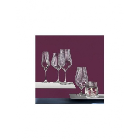 Набор бокалов для вина TULIPA OPTIC 6шт 550мл CRYSTALEX CR550101TO - фото 13