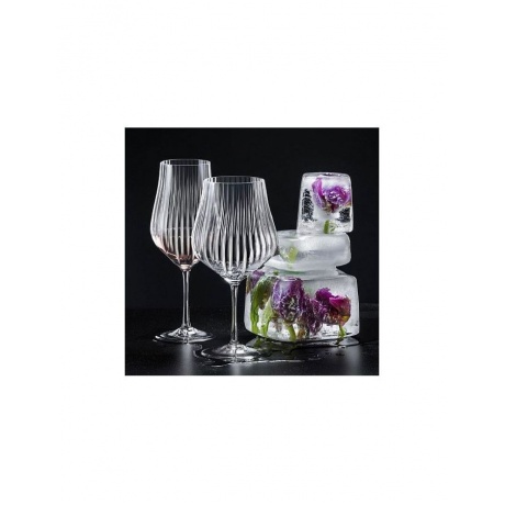 Набор бокалов для вина TULIPA OPTIC 6шт 550мл CRYSTALEX CR550101TO - фото 14
