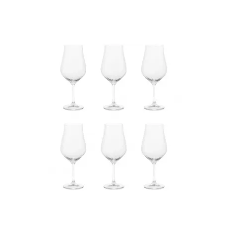 Набор бокалов для вина TULIPA OPTIC 6шт 550мл CRYSTALEX CR550101...