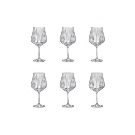 

Набор бокалов для вина TULIPA OPTIC 6шт 600мл CRYSTALEX CR600101TO