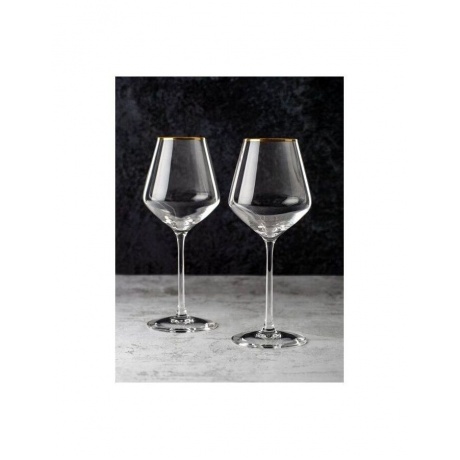 Набор бокалов для вина ULTIME BORD OR 4шт 380мл LUMINARC  CRISTAL D'ARQUES P7630 - фото 8