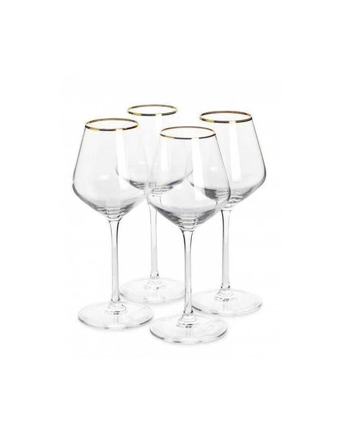 Набор бокалов для вина ULTIME BORD OR 4шт 380мл LUMINARC CRISTAL D'ARQUES P7630