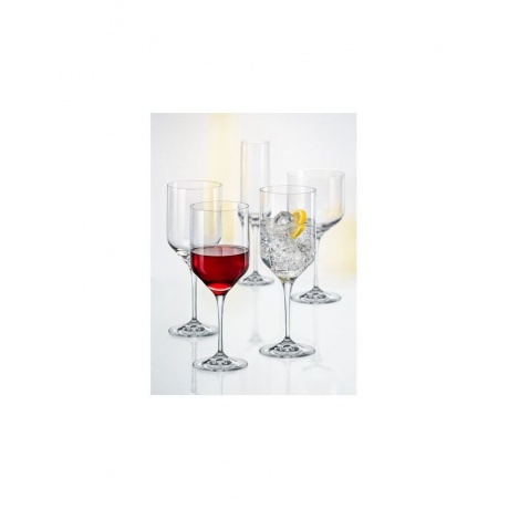 Набор бокалов для вина UMMA 6шт 330мл CRYSTALEX CR330101U - фото 4