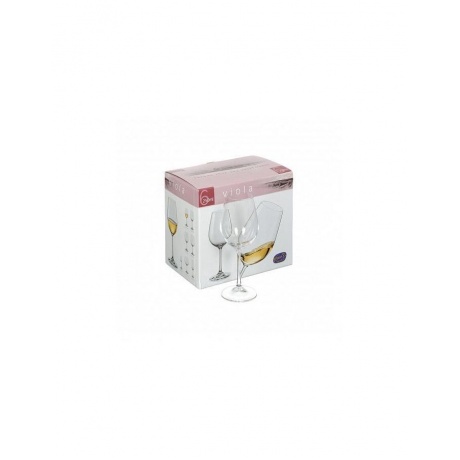 Набор бокалов для вина VIOLA 6шт 250мл CRYSTALEX CR250101V - фото 3