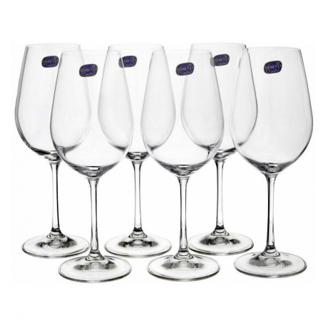 Набор бокалов для вина VIOLA 6шт 350мл CRYSTALEX CR350101V - фото 1