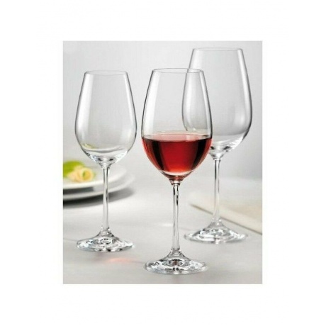 Набор бокалов для вина VIOLA 6шт 350мл CRYSTALEX CR350101V - фото 3