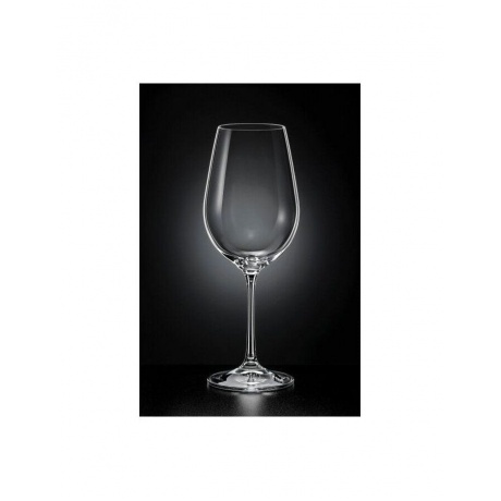 Набор бокалов для вина VIOLA 6шт 450мл CRYSTALEX CR450101V - фото 5