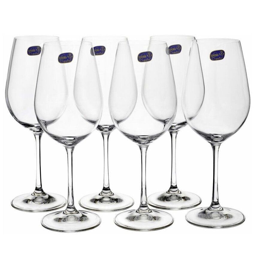 Набор бокалов для вина VIOLA 6шт 550мл CRYSTALEX CR550101V