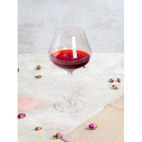 Набор бокалов для вина VIOLA 6шт 570мл CRYSTALEX CR570101V - фото 7
