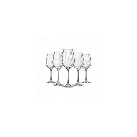 

Набор бокалов для вина WATERFALL 6шт 350мл CRYSTALEX CR350101W