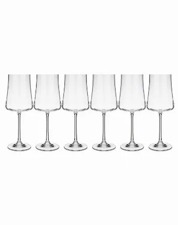 Набор бокалов для вина XTRA 6шт 360мл CRYSTALEX CR360101X