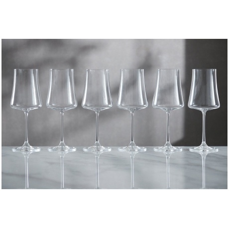 Набор бокалов для вина XTRA 6шт 460мл CRYSTALEX CR460101X - фото 11
