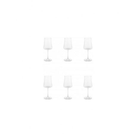 Набор бокалов для вина XTRA 6шт 460мл CRYSTALEX CR460101X - фото 9