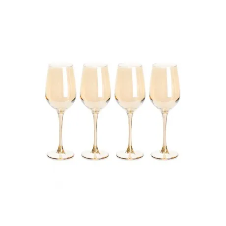 Набор бокалов для вина ЗОЛОТОЙ МЕД 4шт 350мл LUMINARC P9304
