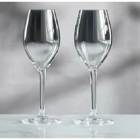 Набор бокалов для вина СЕЛЕСТ СЕРЕБРЯНАЯ ДЫМКА 2шт 450мл LUMINARC O0230 - фото 3