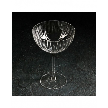 Набор бокалов для мартини WATERFALL 6шт 340мл CRYSTALEX CR340101W - фото 9