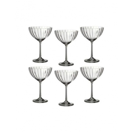 

Набор бокалов для мартини WATERFALL 6шт 340мл CRYSTALEX CR340101W