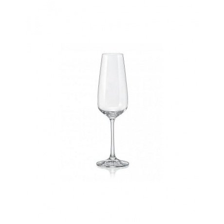 Набор бокалов для шампанского GISELLE 6шт 190мл CRYSTALEX CR190104GIS - фото 3