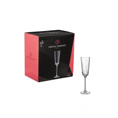 Набор бокалов для шампанского MACASSAR 6шт 170мл LUMINARC  CRISTAL D'ARQUES Q4335 - фото 6
