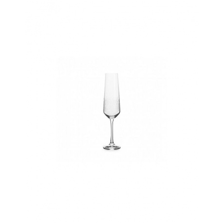Набор бокалов для шампанского SANDRA Blizzard 6шт 200мл CRYSTALEX CR200104S - фото 1
