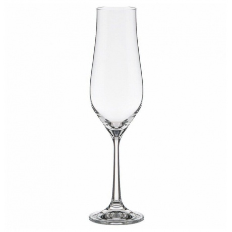 Набор бокалов для шампанского TULIPA 6шт 170мл CRYSTALEX CR170104T - фото 3