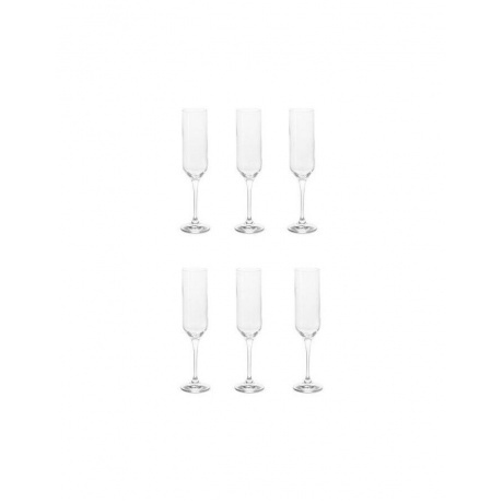 

Набор бокалов для шампанского UMMA 6шт 200мл CRYSTALEX CR200104U