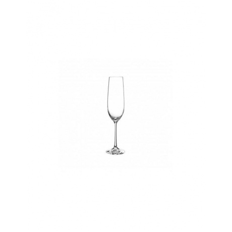 Набор бокалов для шампанского VIOLA 6шт 190мл CRYSTALEX CR190104V - фото 1