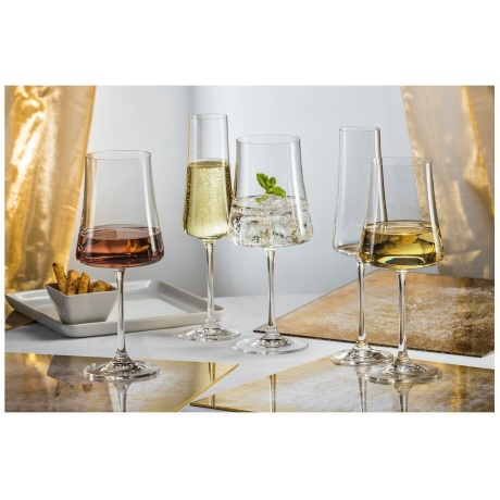 Набор бокалов для шампанского XTRA 6шт 210мл CRYSTALEX CR210104X - фото 13