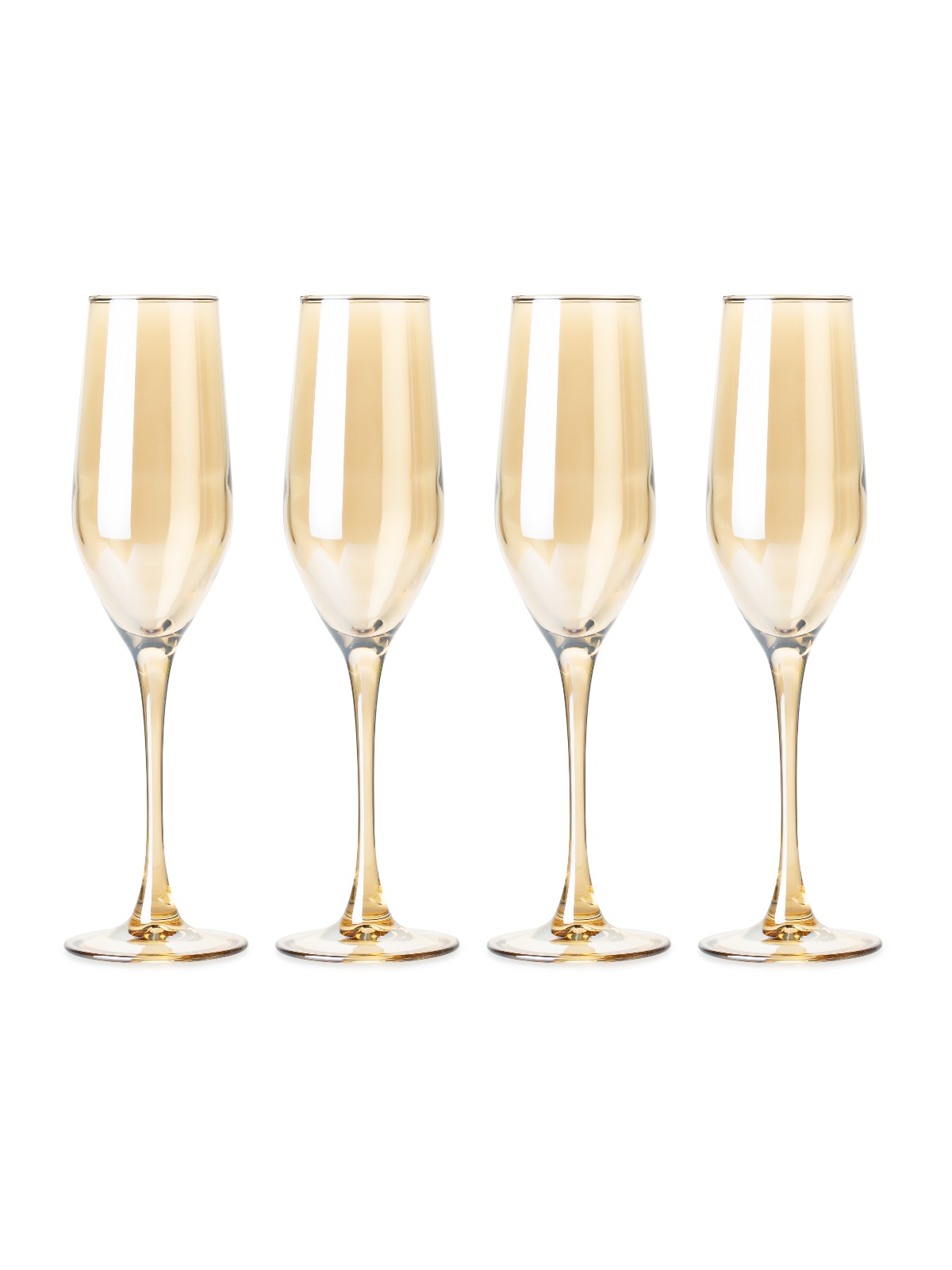 Набор бокалов для шампанского ЗОЛОТОЙ МЕД 4шт 160мл LUMINARC P9307