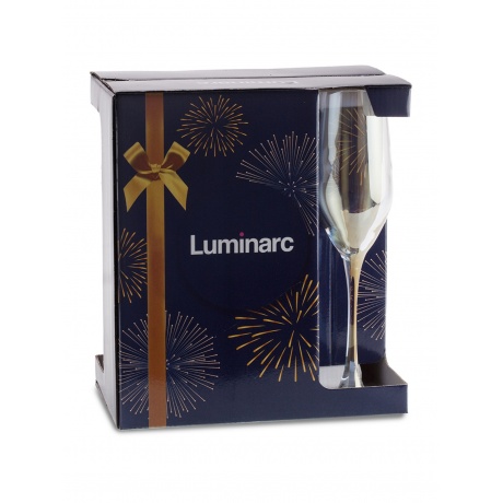 Набор бокалов для шампанского СЕЛЕСТ ЗОЛОТИСТЫЙ ХАМЕЛЕОН 6шт 160мл LUMINARC P1636 - фото 3