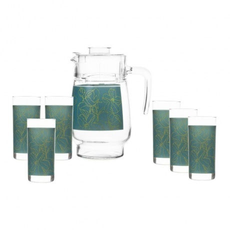 Набор питьевой ANNALEE GREEN 7 предметов LUMINARC Q9255 - фото 2