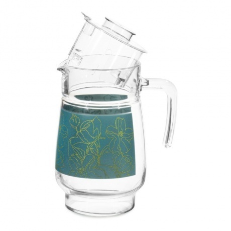 Набор питьевой ANNALEE GREEN 7 предметов LUMINARC Q9255 - фото 5