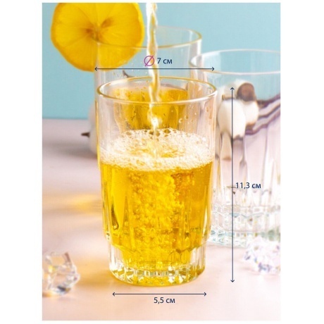 Набор питьевой ВИКТОРИЯ 7пр LUMINARC Q5848 - фото 13