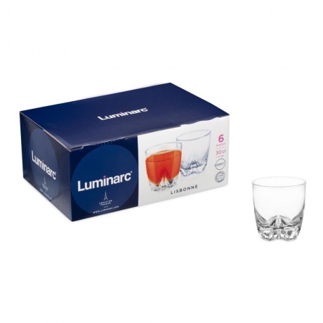 Набор стаканов LISBONNE 6шт 300мл низкие LUMINARC V0401 - фото 5
