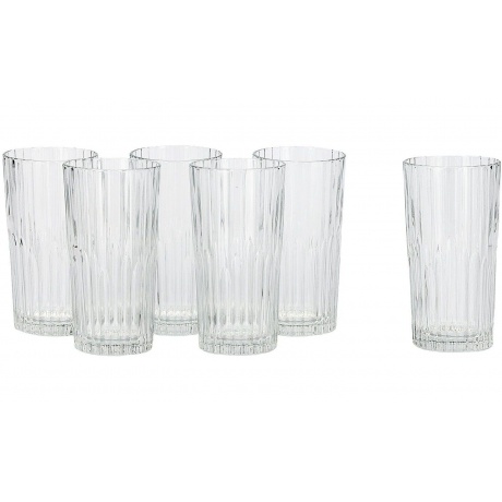 Набор стаканов MANHATTAN прозрачные 6шт 305мл высокие DURALEX 1058AB06A0111 - фото 5