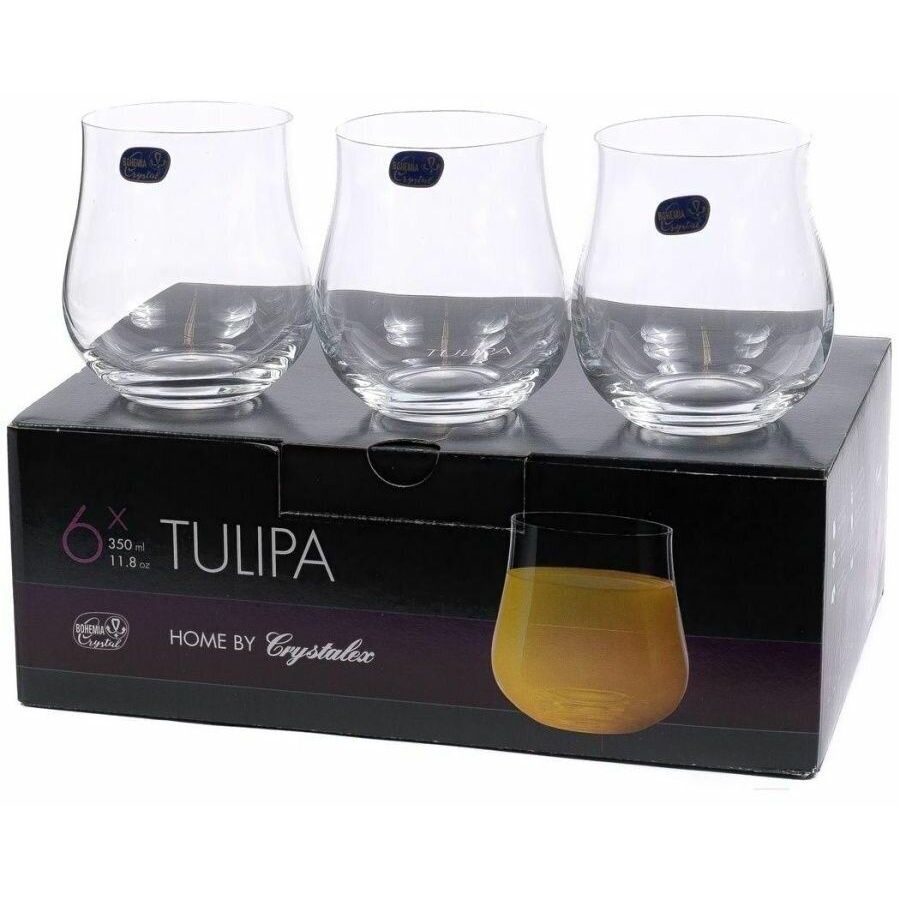 Набор стаканов TULIPA 6шт 350мл набор стаканов 350мл 6шт marilyn rcr cristalleria italiana