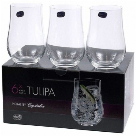 Набор стаканов TULIPA 6шт 450мл - фото 1