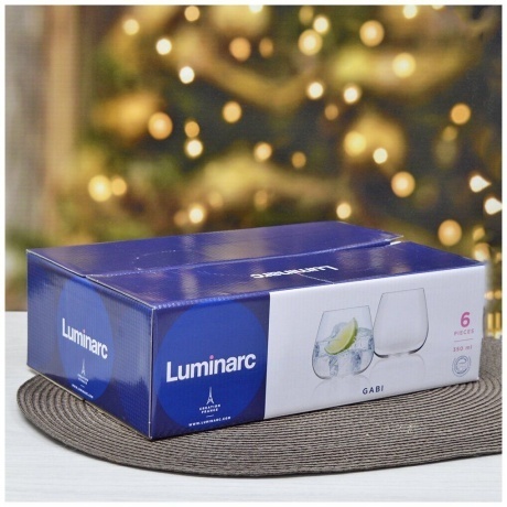 Набор стаканов ГАБИ 6шт 350мл низкие LUMINARC Q0084 - фото 7