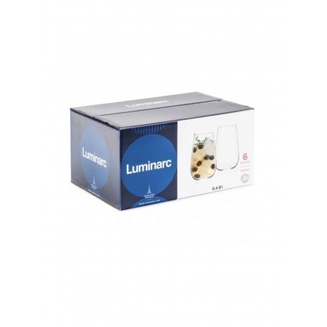 Набор стаканов ГАБИ 6шт 400мл высокие LUMINARC Q0085 - фото 3