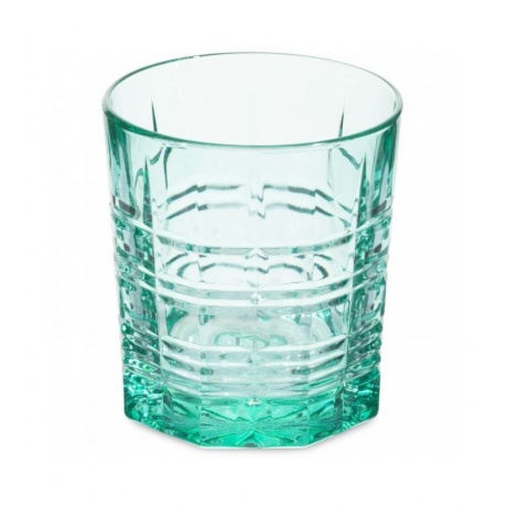 Набор стаканов ДАЛЛАС бирюзовый 4шт 300мл низкие LUMINARC O0133 - фото 5