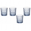 Набор стаканов ДАЛЛАС голубой 4шт 300мл низкие LUMINARC O0131