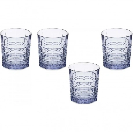 Набор стаканов ДАЛЛАС фиолетовая дымка 4шт 300мл низкие LUMINARC...