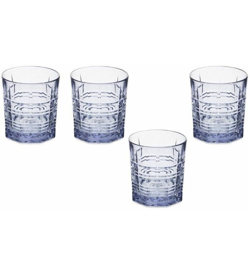 подарочный набор стаканы для виски 6 шт греческий узор 255 мл Набор стаканов ДАЛЛАС фиолетовая дымка 4шт 300мл низкие LUMINARC O0129