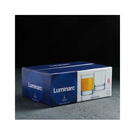 Набор стаканов ИСЛАНДИЯ 6шт 300мл низкие LUMINARC J0019 - фото 9