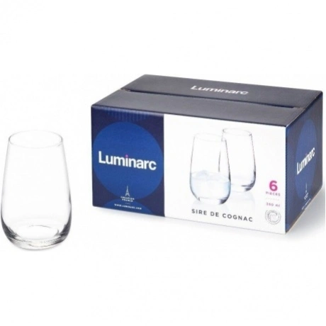 Набор стаканов СИР ДЕ КОНЬЯК 6шт 350мл высокие LUMINARC P6485